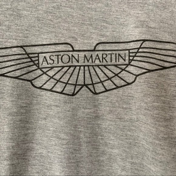 Aston Martin Long Sleeve Graphic T-Shirt - Picture 2 of 3